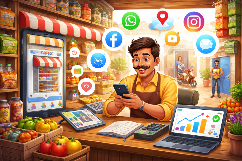 How Small Shops in India Can Generate Daily Leads Online